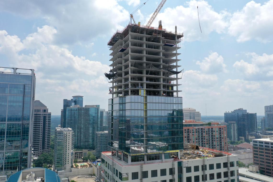 Crane Watch: Bird's-eye view of Atlanta's tallest new tower